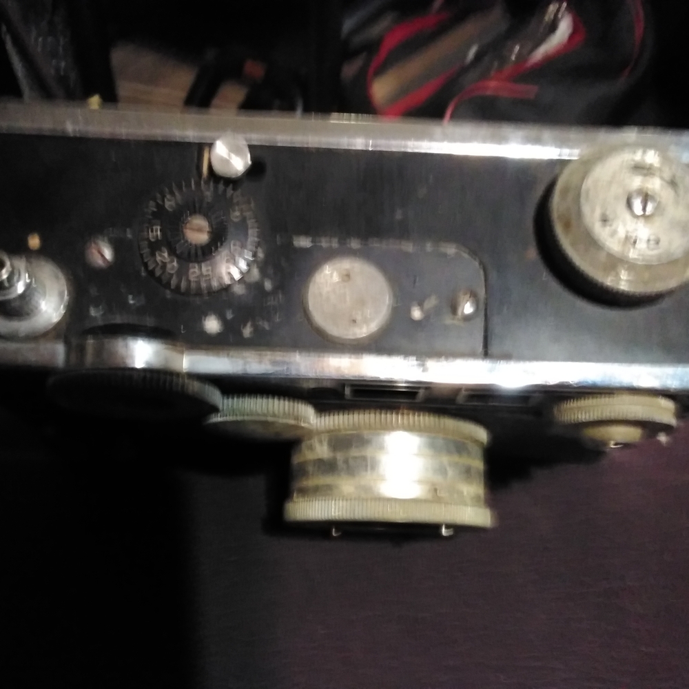 Vintage Camera with Brass Lens